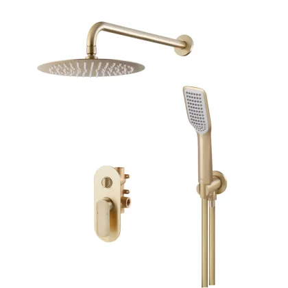 Душова система вбудована KOER KB-62028-12, 2 функції (Колір матове золото) (KR6010) — Photo 3