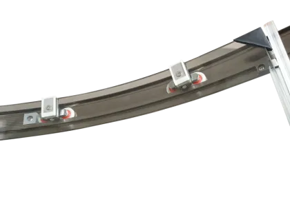Душова кабіна без піддону Koer SR SC04-90x90x195-TR-07 прозоре скло Easy Clean 5мм, графіт (KR5362) — Photo 2