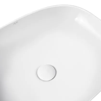 Раковина-чаша Qtap Cardinal 500х380х140 White з донним клапаном QT04117050TW — Photo 4