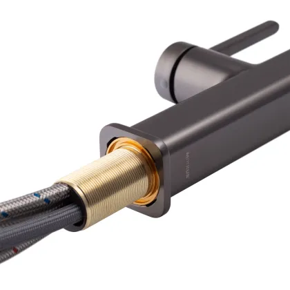 Змішувач для кухні з висувним виливом Mixxus Premium HAMMER 014 GRAPHITE (MI6955) — Photo 3