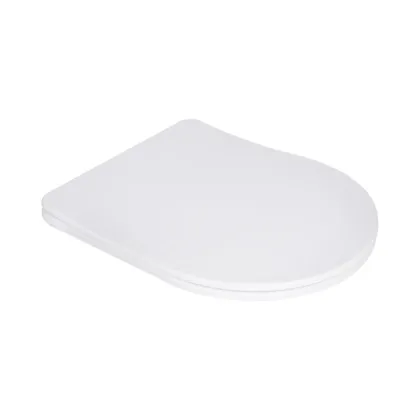 Сидіння для унітаза Qtap (Robin 490,610, Scorpio 490) з мікроліфтом Slim QTSC179W48675