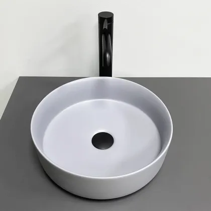 Умивальник (раковина) VBI PRATO LIGHT GREY MATT накладний — Photo 3
