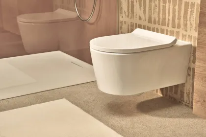 ELU PURA S унітаз підвісний 54*36,6см AquaHelix Flush, в комплекте з сиденням Slim з функцією SoftClose and QuickRelease — Photo 8