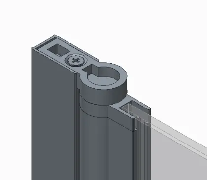 Шторки скляні на ванну Koer SR BS01-80x140-TR-01 прозоре скло 6мм, хром (KR5400) — Photo 16