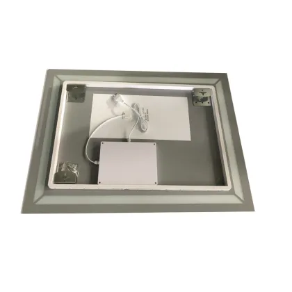 Дзеркало ZERIX KUBIX MR04-80x60-REVERSE з LED Touch, Anti-fog, димером, рег. яскравості (ZX6054) — Photo 4