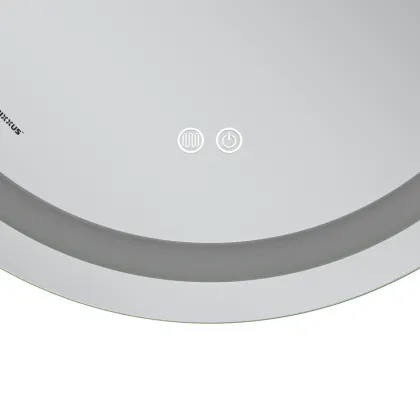 Дзеркало Mixxus Premium ELLIPSE MV05-80x70-Reverse з Led Touch, Anti-fog, димером (3-6,5kK) (MP6643) — Photo 3