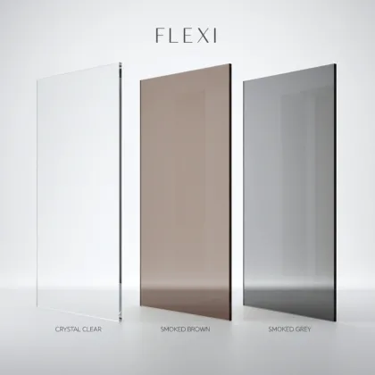 Душова стінка REA FLEXI 70 TRANSPARENT CHROME — Photo 7