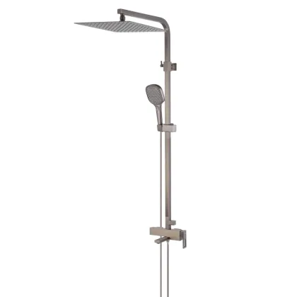 Душова колона зі змішувачем KOER KB-56009-07, 3 функціі (Колір графіт) (KR5988)