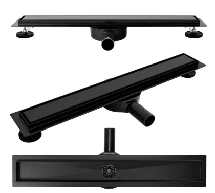 Трап для душу REA NEO 60 PRO BLACK 2в1 чорний *