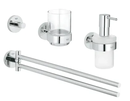 Набір аксесуарів 4 в 1 Grohe Essentials New (40846001)