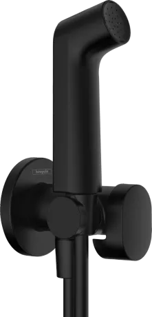 HANSGROHE Набор гигиенического душа Eco Smart для холодной воды, черный матовый