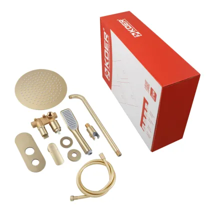 Душова система вбудована KOER KB-62028-12, 2 функції (Колір матове золото) (KR6010) — Photo 6