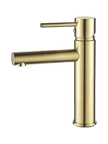 Змішувач для раковини VBI LIRIO GOLD низький