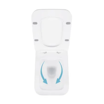 Готове рішення Qtap для ванної кімнати: підвісний унітаз Crow Rimless 520x360x290 + комплект інсталяції Standard (лінійна клавіша White) — Photo 5
