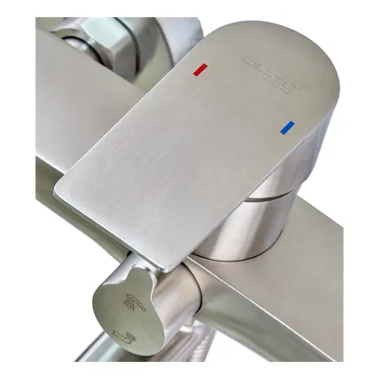 Змішувач для ванни Mixxus WEL-006 (Euro) (нерж. сталь) (MI6227) — Photo 1