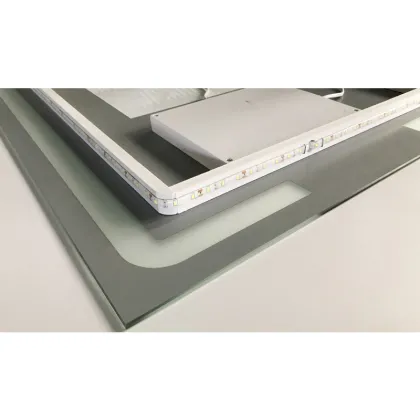 Дзеркало ZERIX PRIME MR02-60x80 з LED Touch, Anti-fog, димером, рег. яскравості (ZX6051) — Photo 1