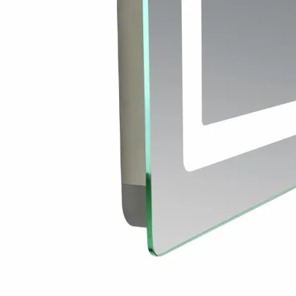 Дзеркало Lidz Kubis (KU2) 600х800 з годинником, з LED-підсвічуванням Touch, з антизапотіванням, з димером, рег. яскравості LDKU600800CL49280 — Photo 3