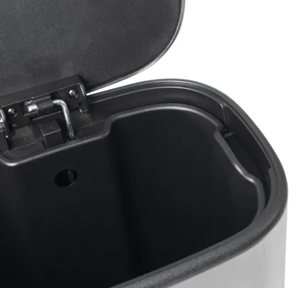 Відро для сміття з плавним закриттям овальне Mixxus Premium Diverse-TC0112 SS Color 12л колір наржавійка (MI7079) — Photo 6