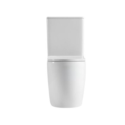 Унітаз підлоговий Qtap Robin New Ultra Quiet безобідковий з сидінням Soft-close WHITE QT13226083AW — Photo 2