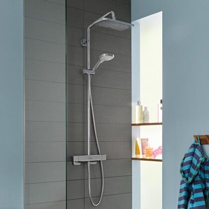 Croma E Showerpipe Душова система 280 1jet, з термостатом, хром — Photo 2