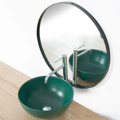 Змішувач для раковини (умивальника) REA LUGANO SLIM CHROME хром високий — Photo 1