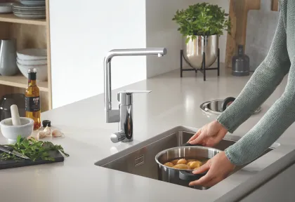 Мийка для кухні із нержавіючої сталі Grohe K700U (31574SD1) — Photo 6