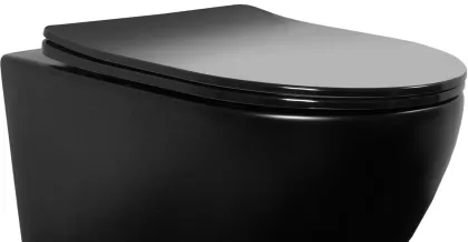 Сидіння для унітазу REA FLAT BLACK * — Photo 4