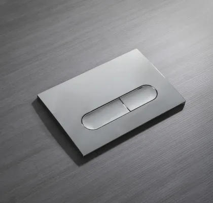 Панель змиву Koer KT-0608-01 240x160x10mm пластикова, закруглена (хром) — Photo 2