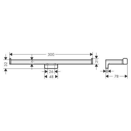 Тримач туалетного паперу HANSGROHE ADDSTORIS 41748700, білий — Photo 1