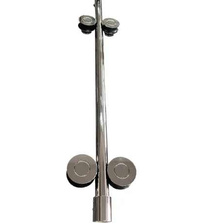 Двері в нішу Koer SR SD06-140x220-TR-01 прозоре скло Easy Clean 8мм, хром (KR5368) — Photo 2