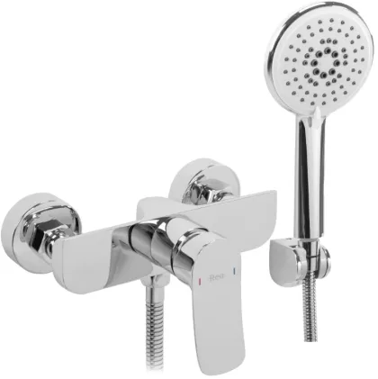 Змішувач для ванни та душу REA DART CHROME настінний без виливу *