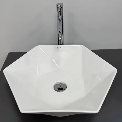 Умивальник (раковина) VBI ROCAZZO WHITE накладний — Photo 4