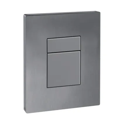 Панель змиву пластикова Koer KT-0607-07 157x198x3mm, кнопка квадратна