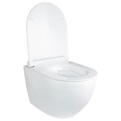 Набір Qtap інсталяція 3 в 1 Nest QT0133M425 з панеллю змиву квадратною QT0111M06029SAT + унітаз з сидінням Robin QT1333046ENRW — Photo 2