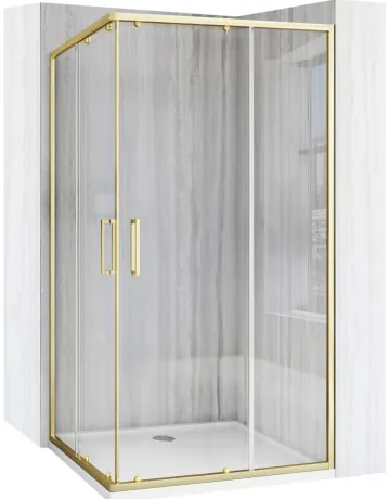 Душова кабіна REA CITY 80х100 BRUSHED GOLD