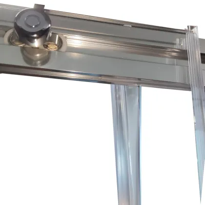 Двері в нішу Koer SR SD05-140x200-TR-01 прозоре скло Easy Clean 6мм, хром (KR5406) — Photo 28