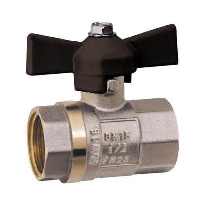 Кран кульовий Valve 1/2&quot; ВР для води (бабочка) SV602W15AL