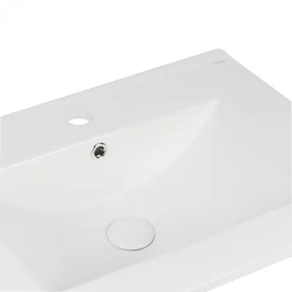 Раковина Qtap Albatross New 600x470x180 White з донним клапаном QT0111750660W — Photo 4