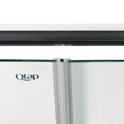 Душові двері в нішу Qtap Gemini CRM209.C6 90х190 см, скло Clear 6 мм, покриття CalcLess — Photo 4