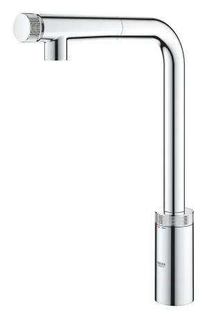 Змішувач для кухні з висувним виливом Grohe Eurosmart New (31613000) — Photo 6