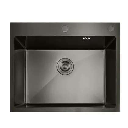 Мийка MIXXUS MH5843 GRAPHITE (MH5843 NANO-BLACK) (3.0/0.8) з нерж. сталі (колір графіт) (MX1931)