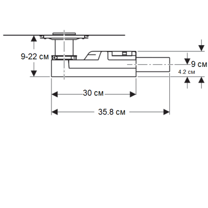 Трап для душу Geberit 90-220 мм: d=50мм — Photo 2