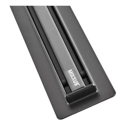 Душовий трап з нерж. сталі SUS304 Mixxus Drain-05-70-Slim Black (30x700 мм) (Чорний) (MI6170) — Photo 1