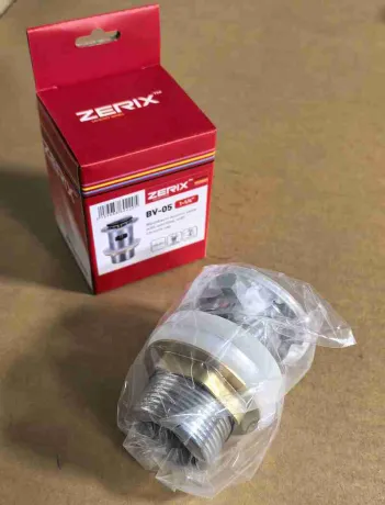 Донний клапан для раковини з переливом ZERIX BV-05 автоматичний (Click-Clack) (Колір хром) 1 1/4'' (ZX6022) — Photo 12