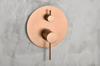 IMEX MONZA BRUSHED ROSE GOLD Набір для душу, PVD матове рожеве золото — Photo 2