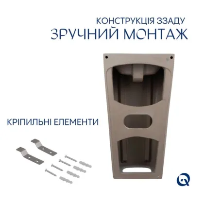 Комплект Qtap Tern: Раковина-моноблок підлогова 440x380x830 мм, White + Донний клапан Pop-up PU02O — Photo 5