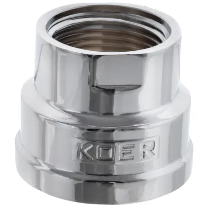 Муфта редукційна 1"х1-1/4" (хром) Koer KF.C1012.chr (KF0123) — Photo 2