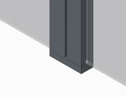 Шторки скляні на ванну Koer SR BS03-95x140-TR-01 прозоре скло 6мм, хром (KR5402) — Photo 6