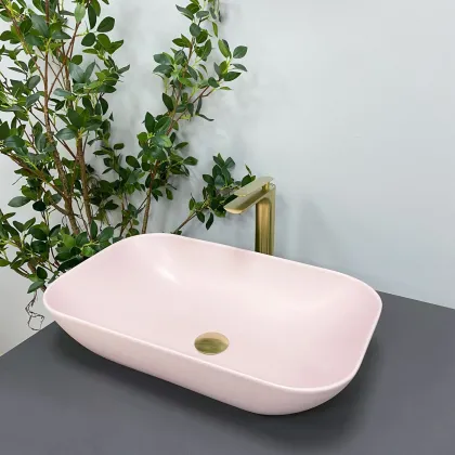 Умивальник (раковина) VBI AVEZZANO PINK MATT накладний — Photo 4