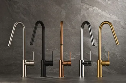 IMEX KENIA BRUSHED NICKEL Змішувач для кухні, матовий нікель — Photo 2